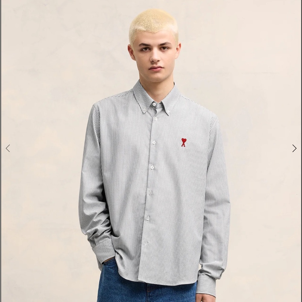 NWOT BUTTON-DOWN AMI DE COEUR SHIRT
Alexandre Mattiussi AMI PARIS